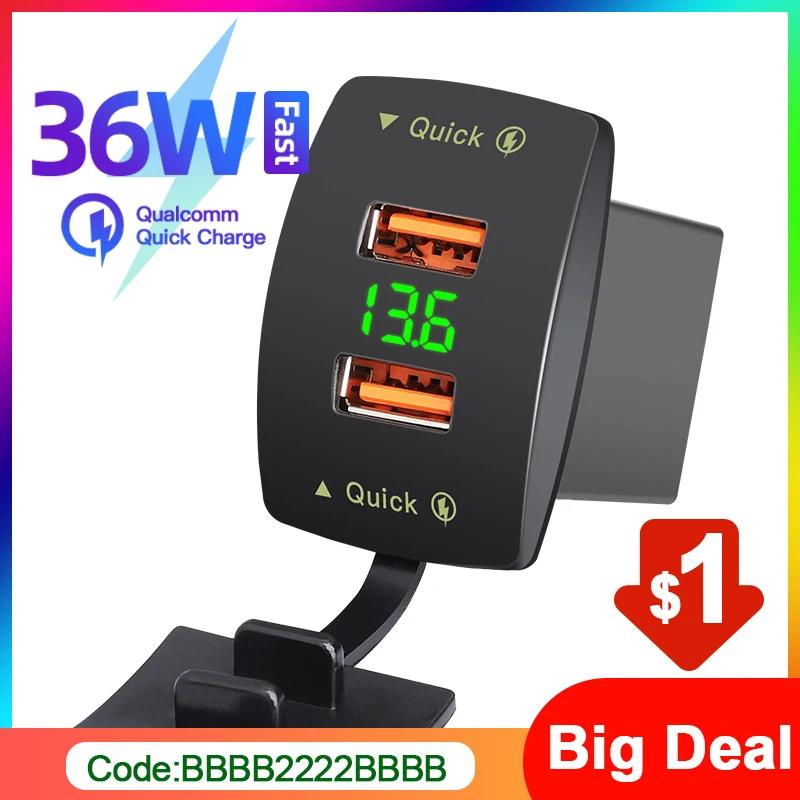 ڵ ؾ Ʈ Ʈ USB ȭ   ,  4.2A а, 36W, QC3.0 6A, 12V, 24V